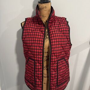 J Crew factory plaid vest